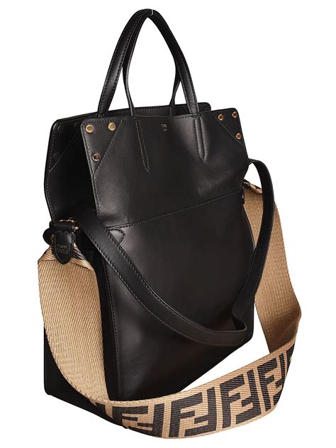 fendi flip bag large|fendi leather flip shopper.